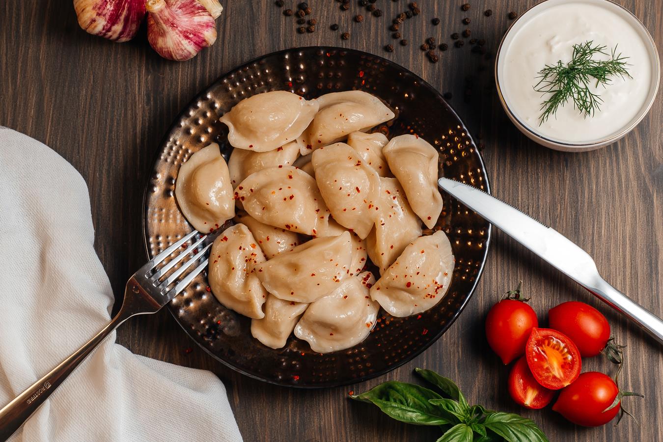 Вареники с картошкой и грибами (5 кг)